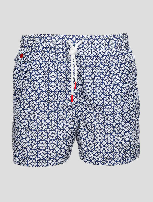 Blue White PL Swim Trunks