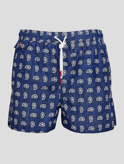 Blue White PL Swim Trunks