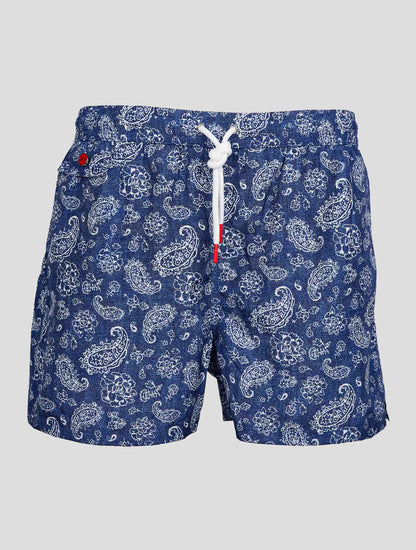 Blue White PL Swim Trunks