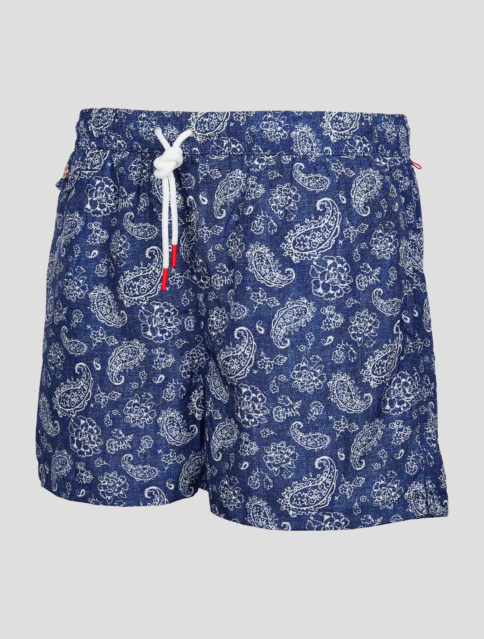 Blue White PL Swim Trunks