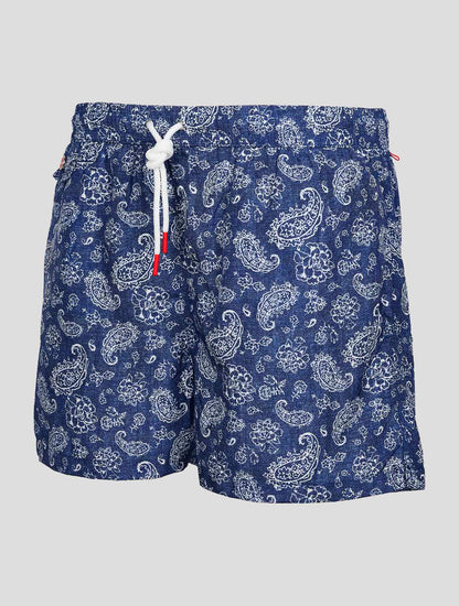 Blue White PL Swim Trunks