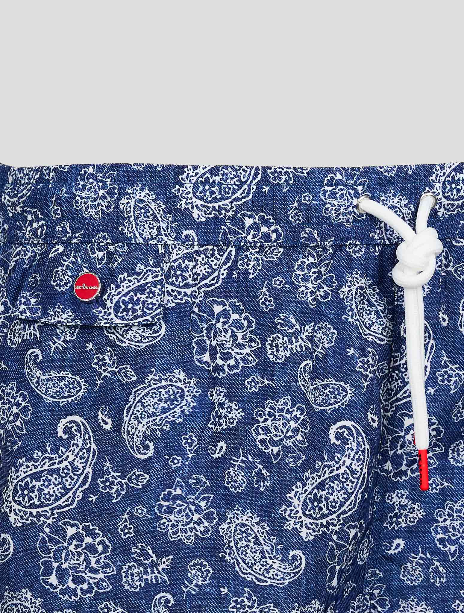 Blue White PL Swim Trunks