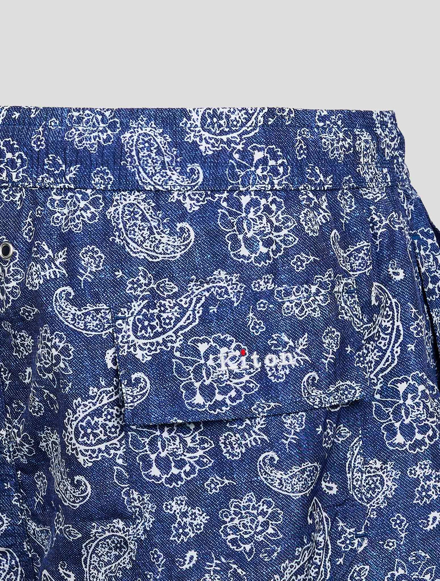 Blue White PL Swim Trunks