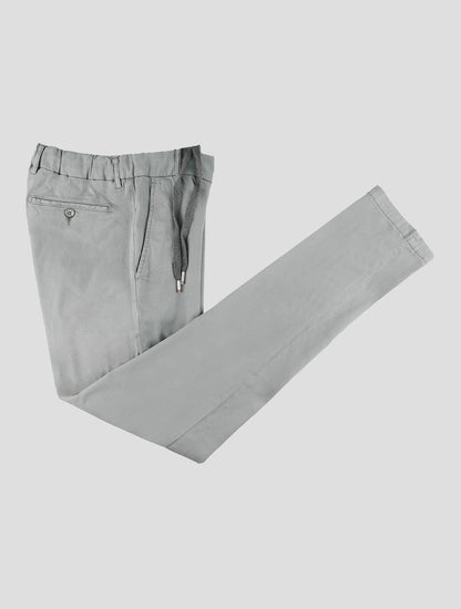 Marco Pescarolo Gray Lyocell Cotton Ea Pants