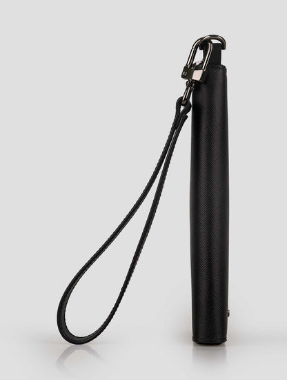 Kiton Black Leather Document Holder