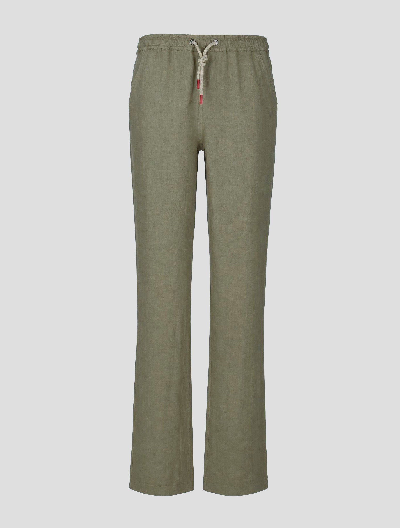 Kiton Brown Linen Pants