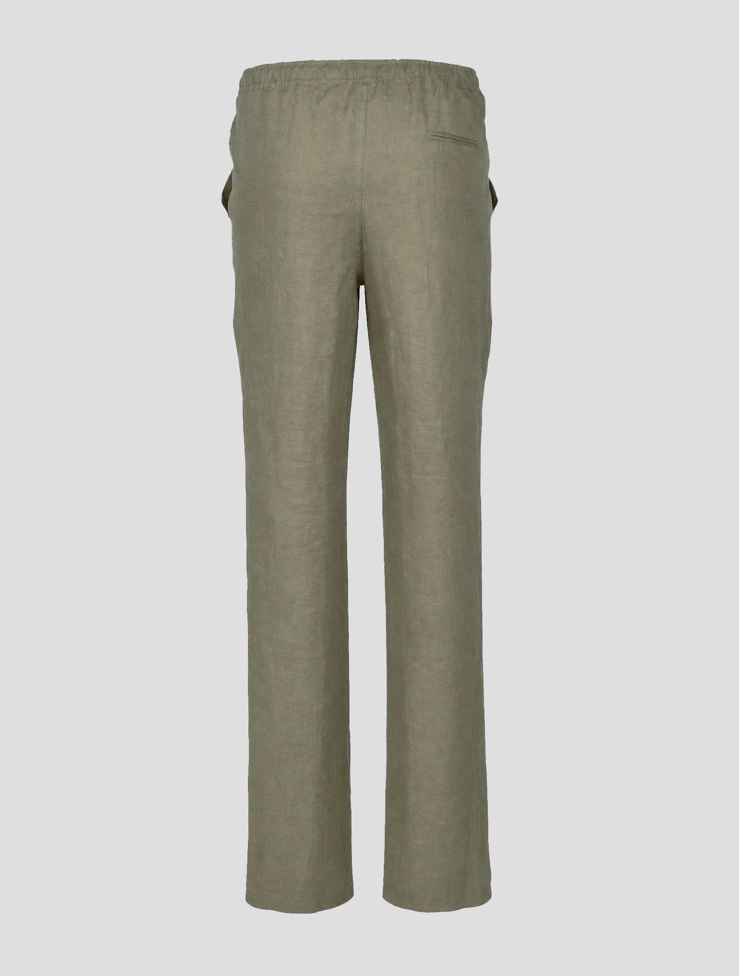 Kiton Brown Linen Pants