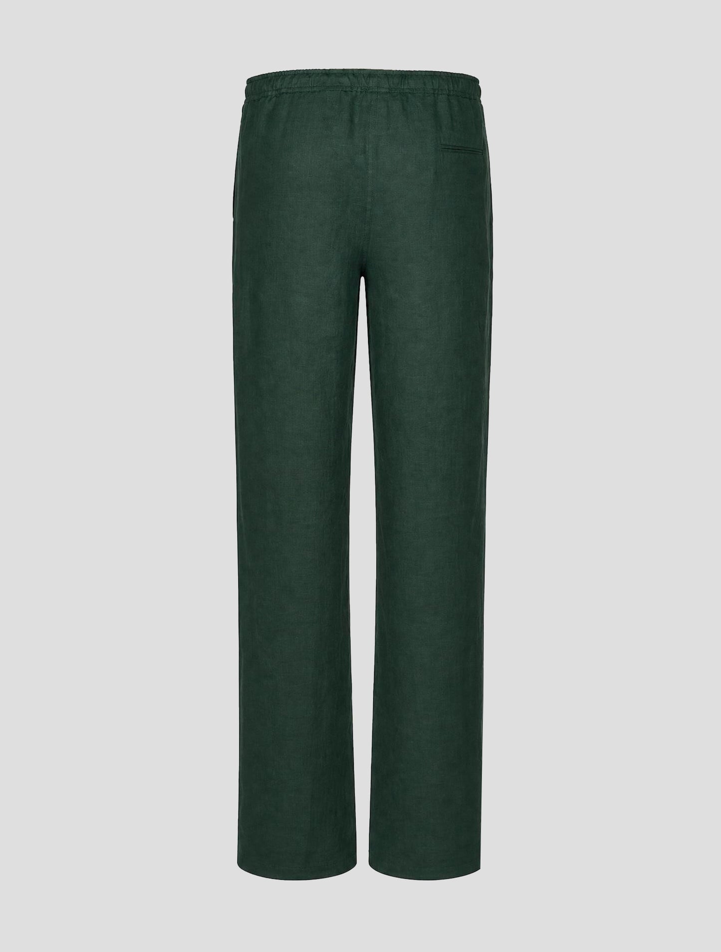 Kiton Green Linen Pants