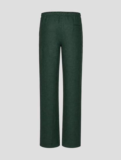 Kiton Green Linen Pants