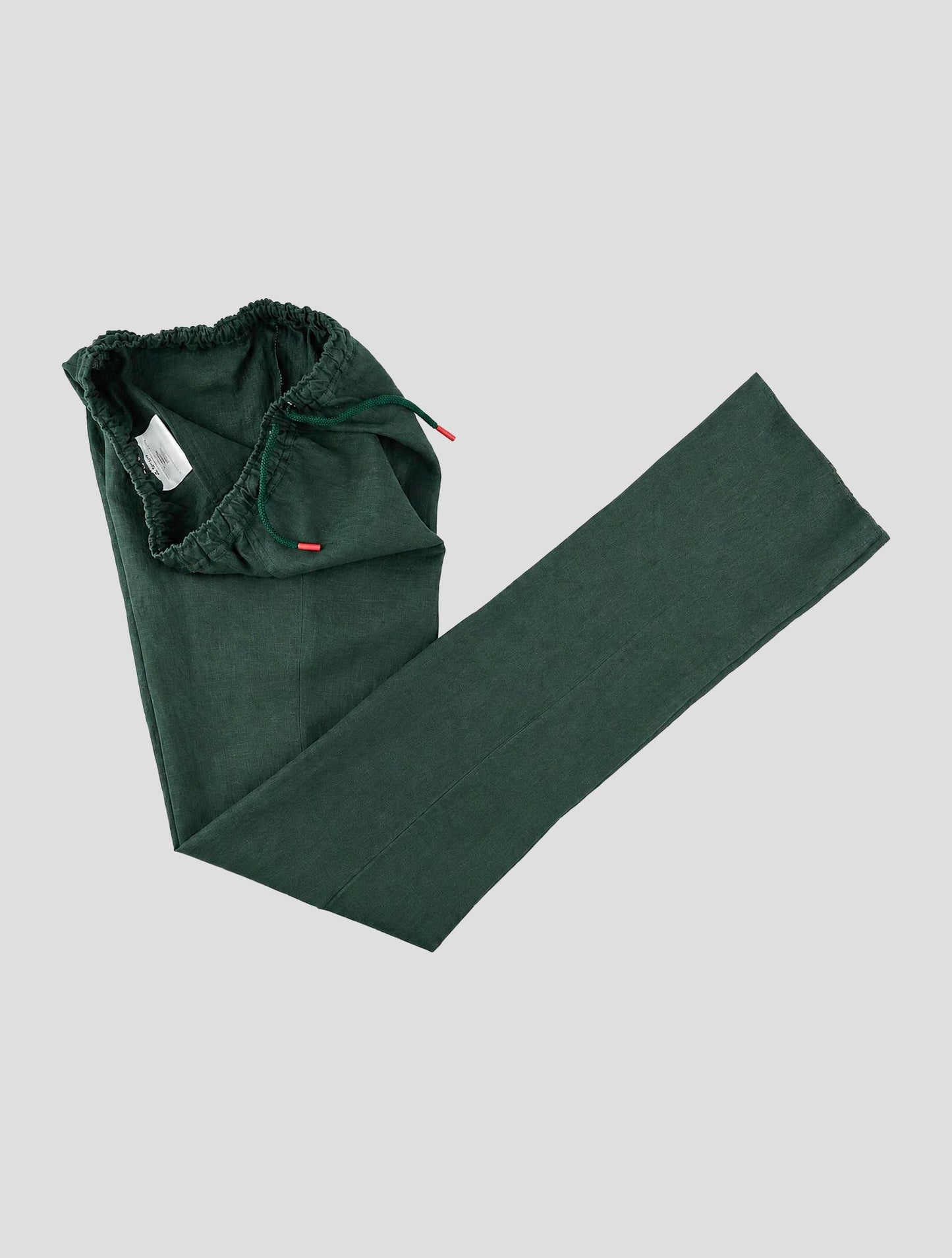 Kiton Green Linen Pants