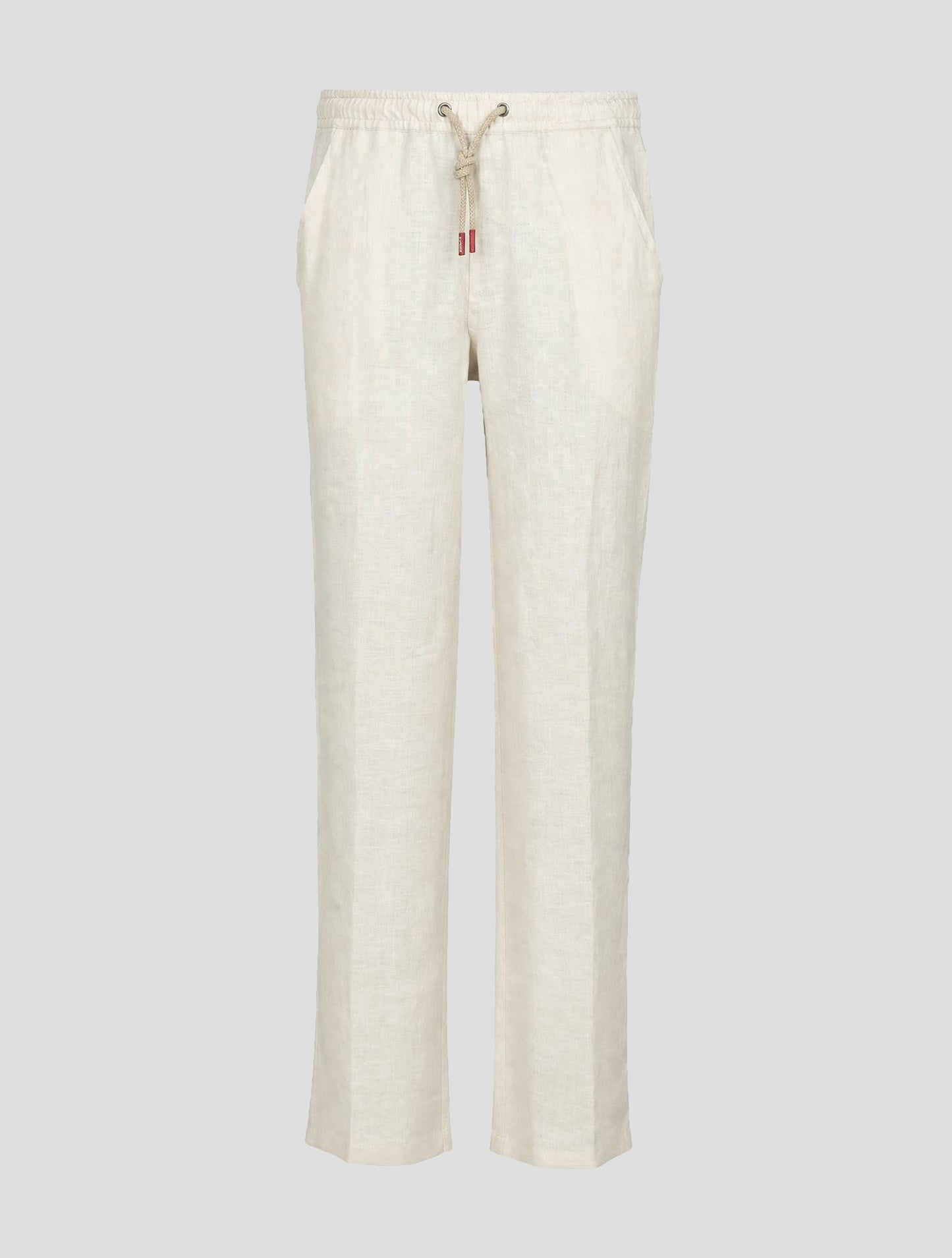 Kiton Beige Linen Pants