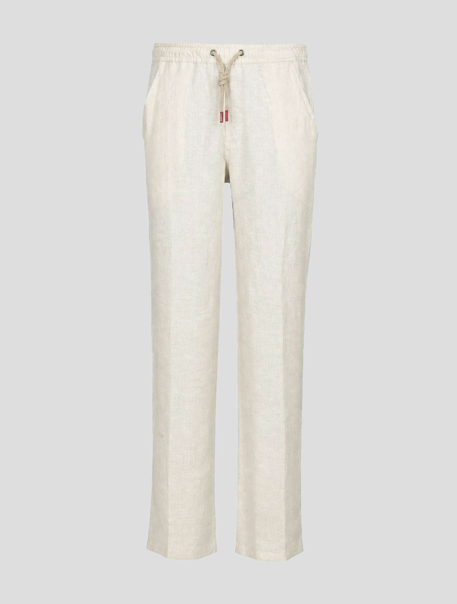 Kiton Beige Linen Pants
