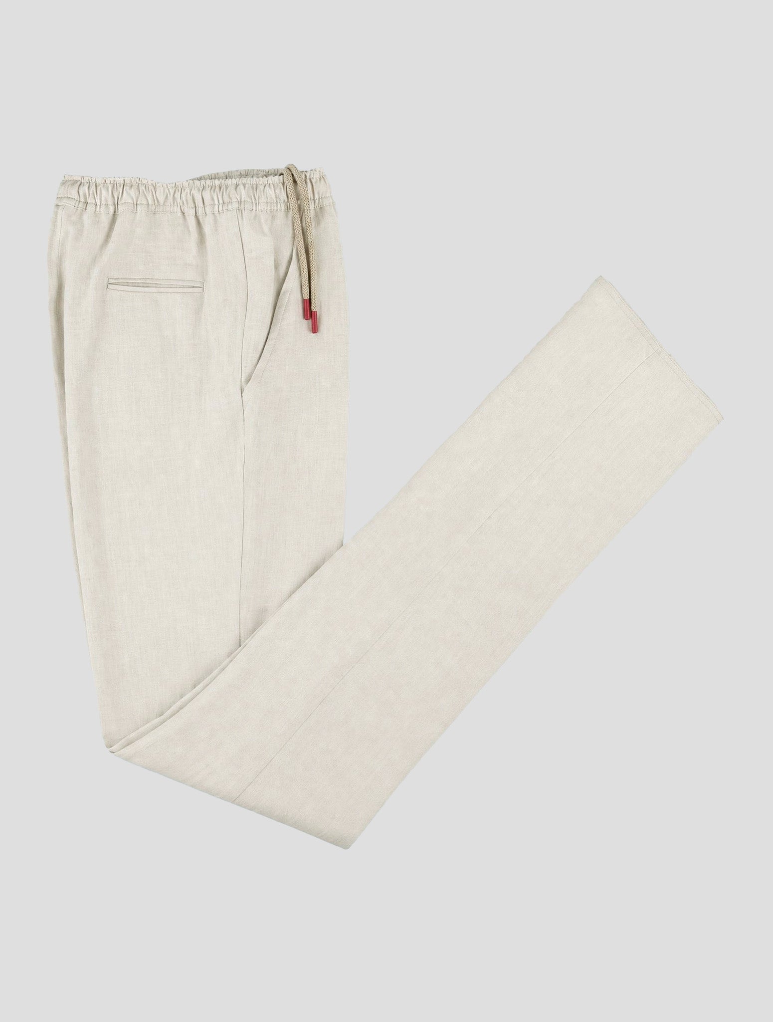 Kiton Beige Linen Pants