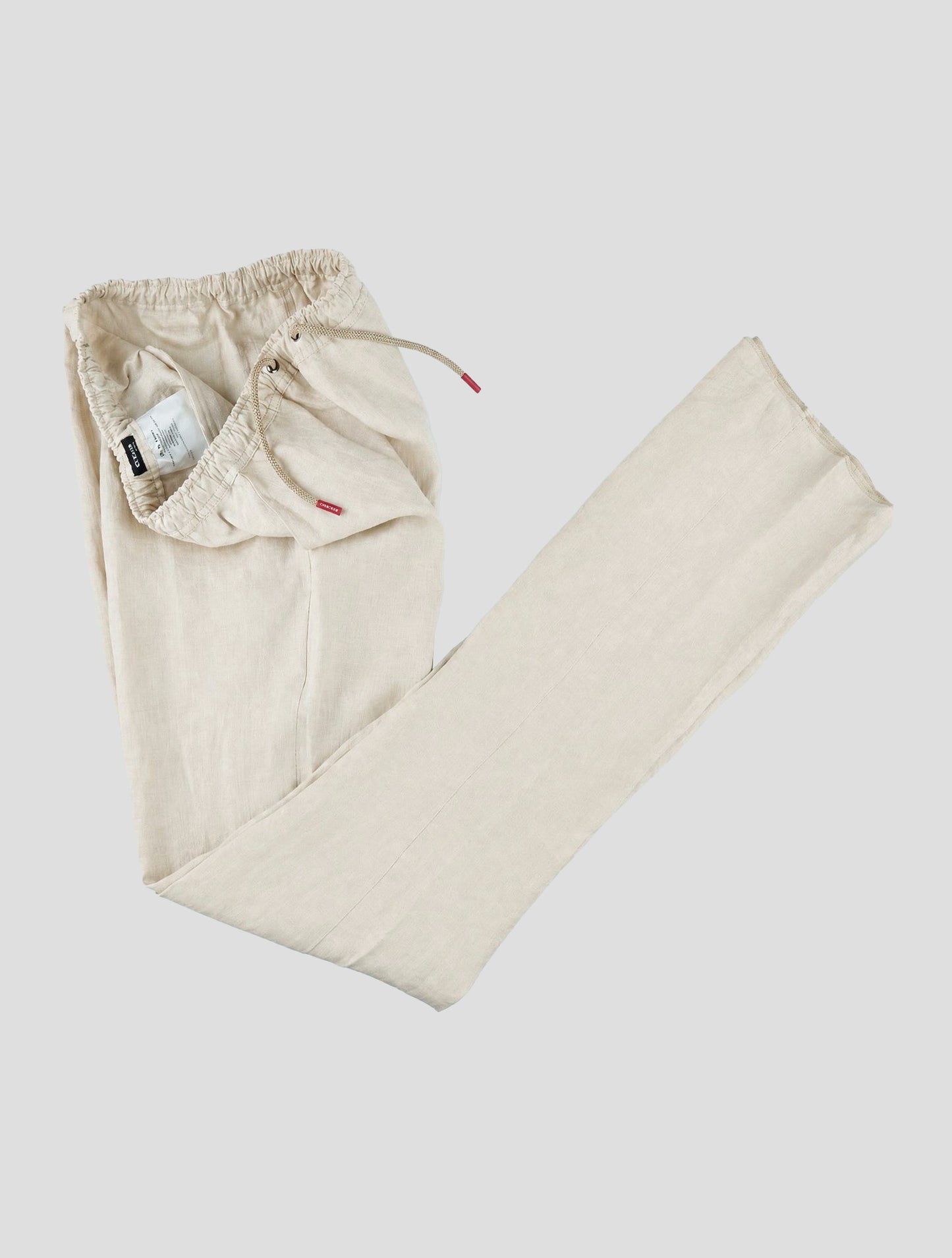 Kiton Beige Linen Pants