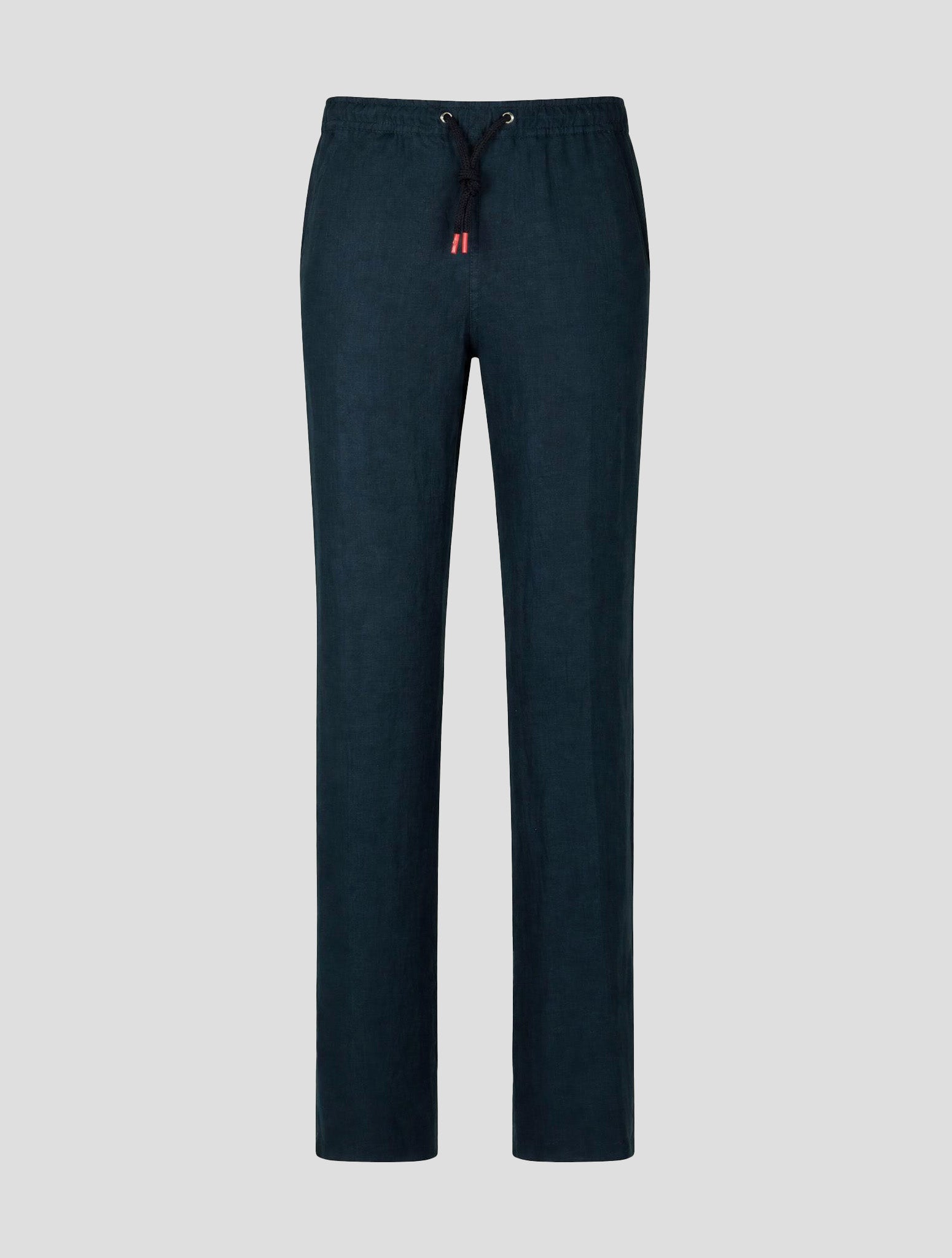 Kiton Blue Linen Pants