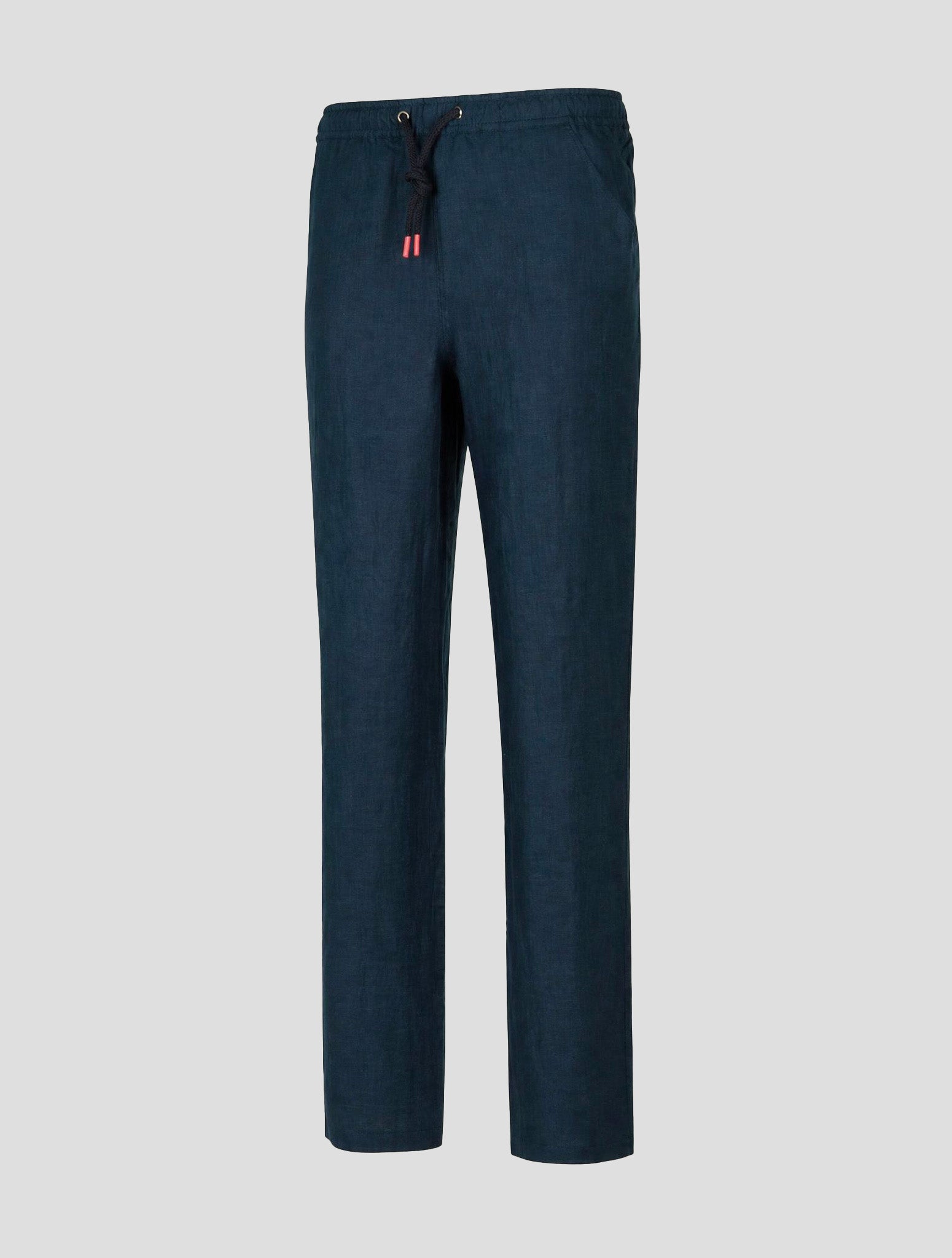 Kiton Blue Linen Pants
