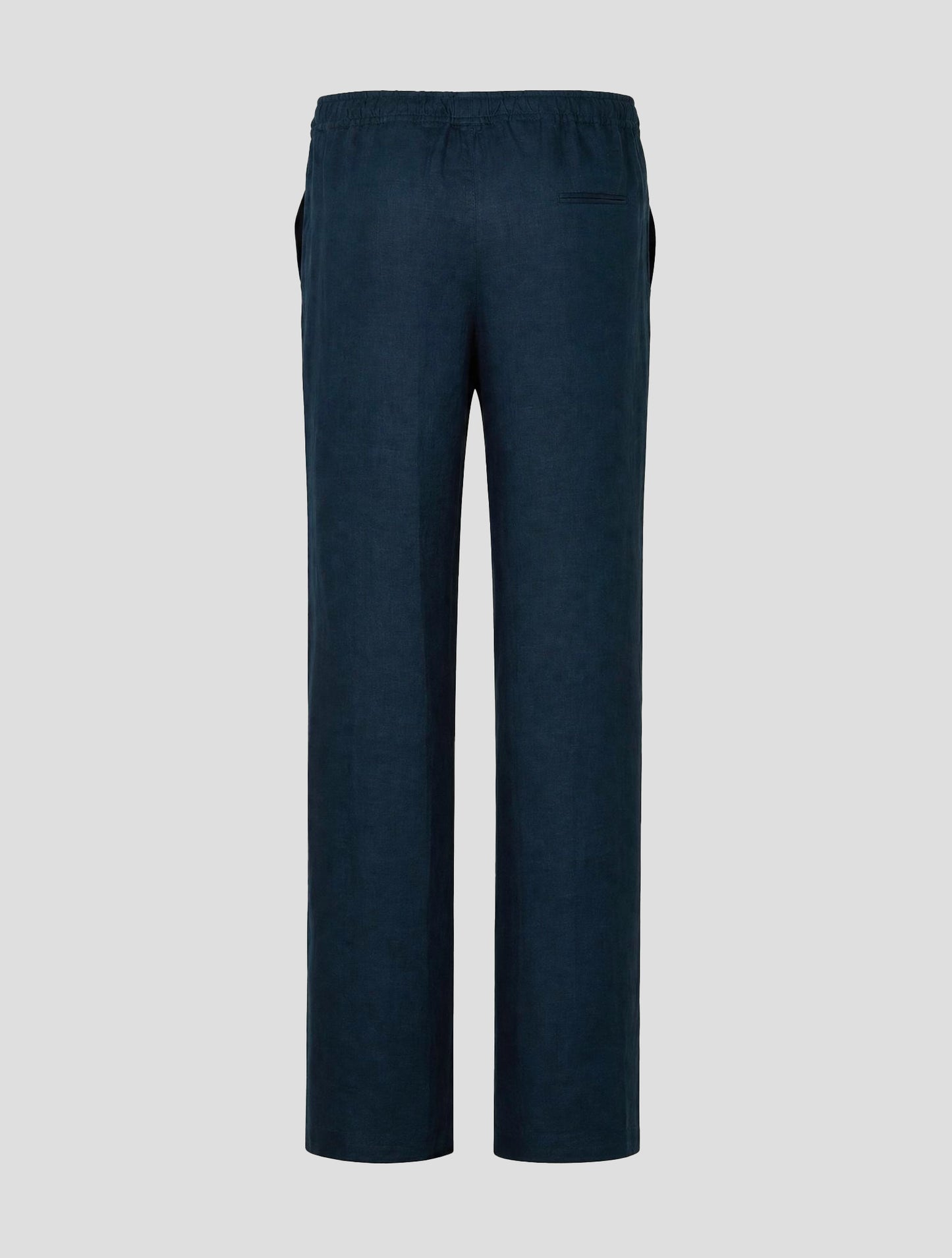 Kiton Blue Linen Pants