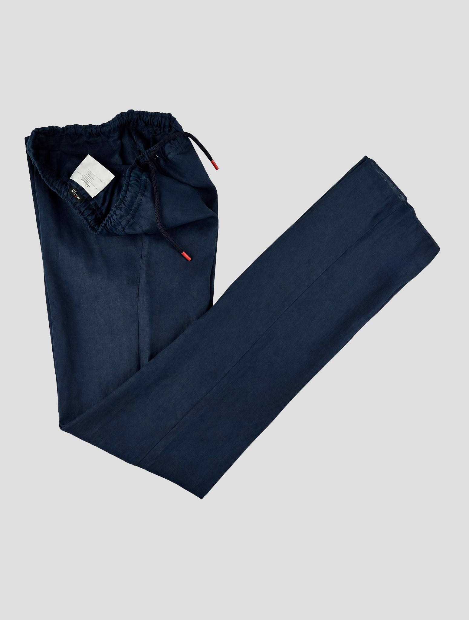 Kiton Blue Linen Pants