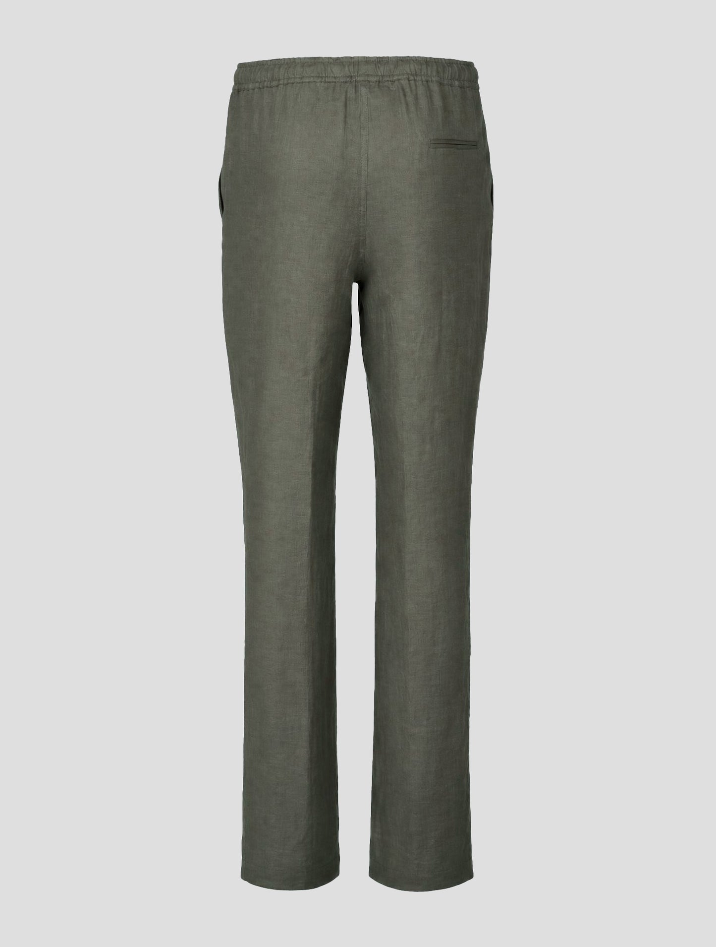 Kiton Light Green Linen Pants