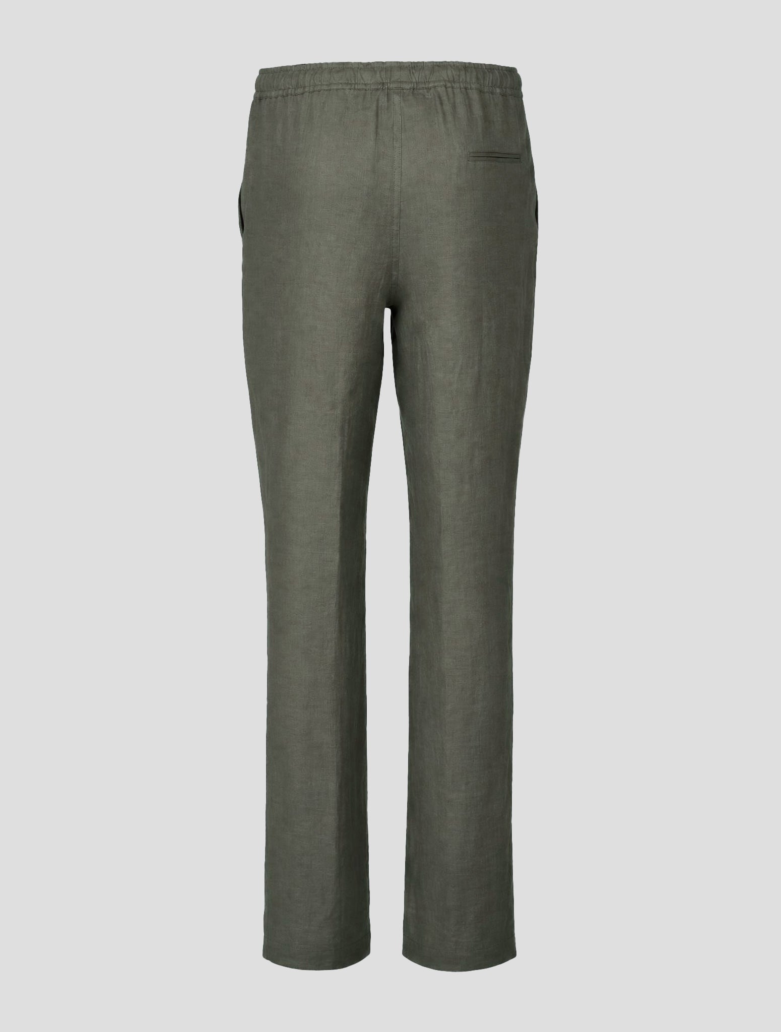 Kiton Light Green Linen Pants