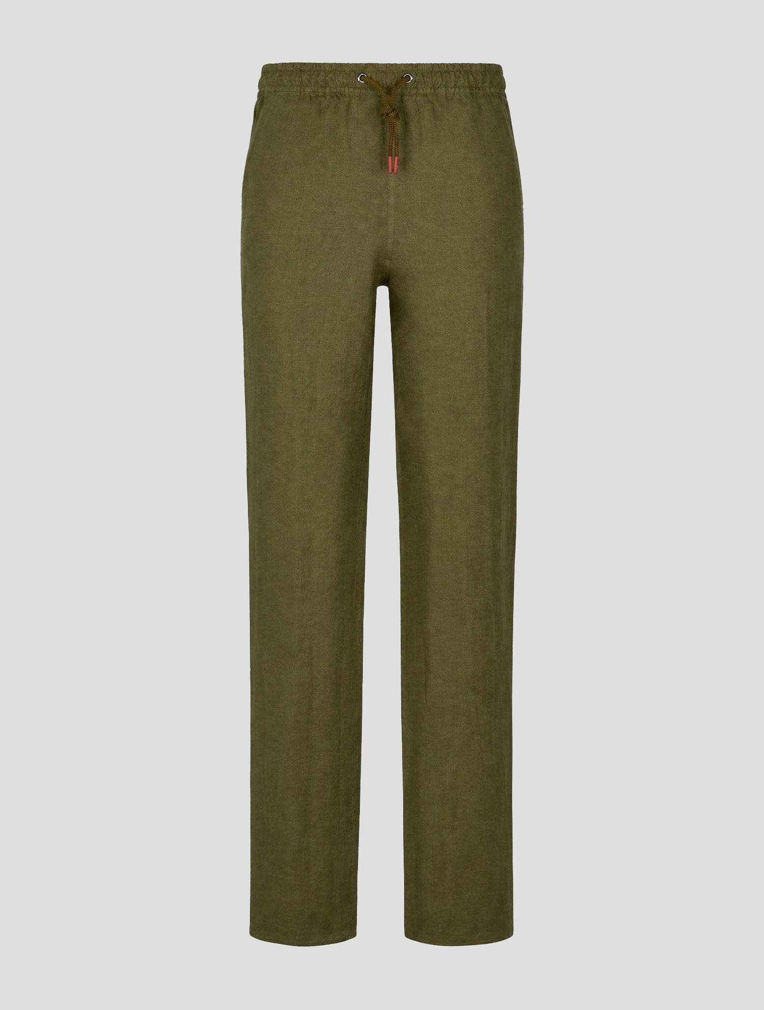 Kiton Green Linen Pants