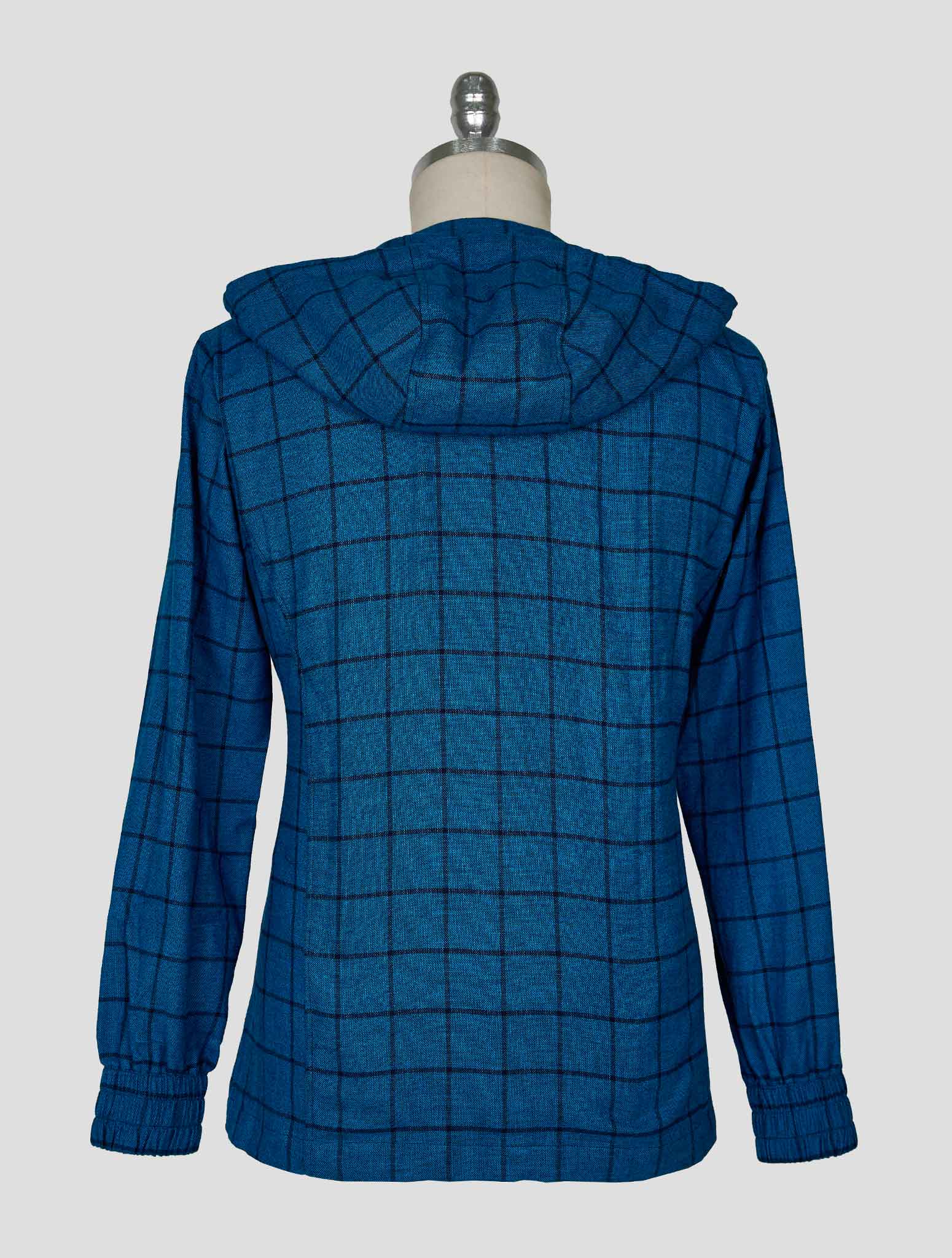 Kiton Blue Cotton Shirt Umbi