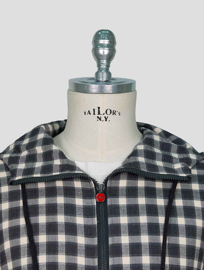 Kiton White Gray Cotton Shirt Umbi