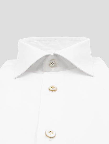 Kiton White Cotton Shirt