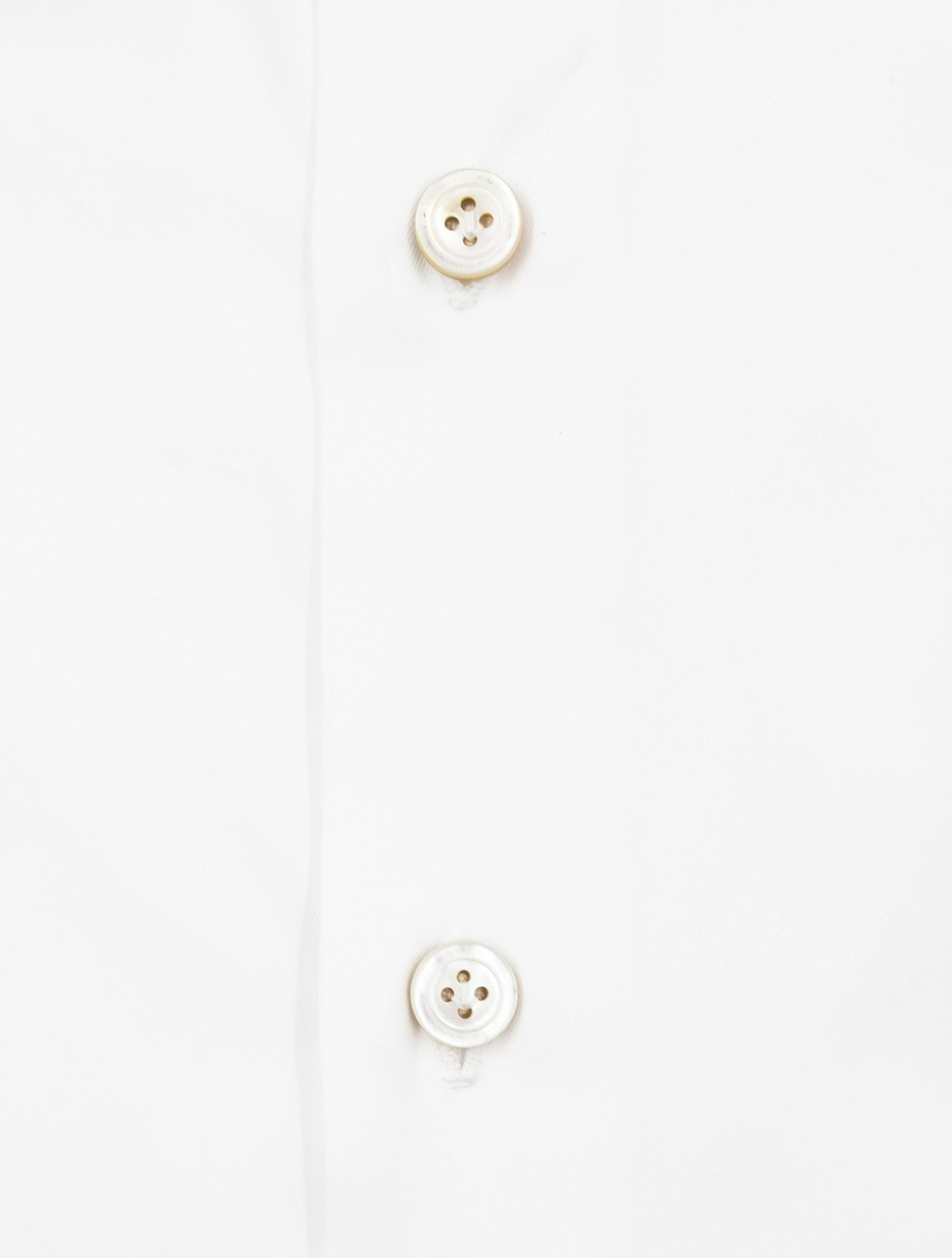 Kiton White Cotton Shirt
