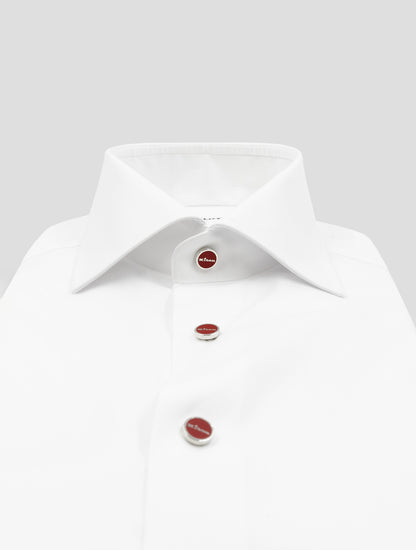 Kiton White Cotton Shirt