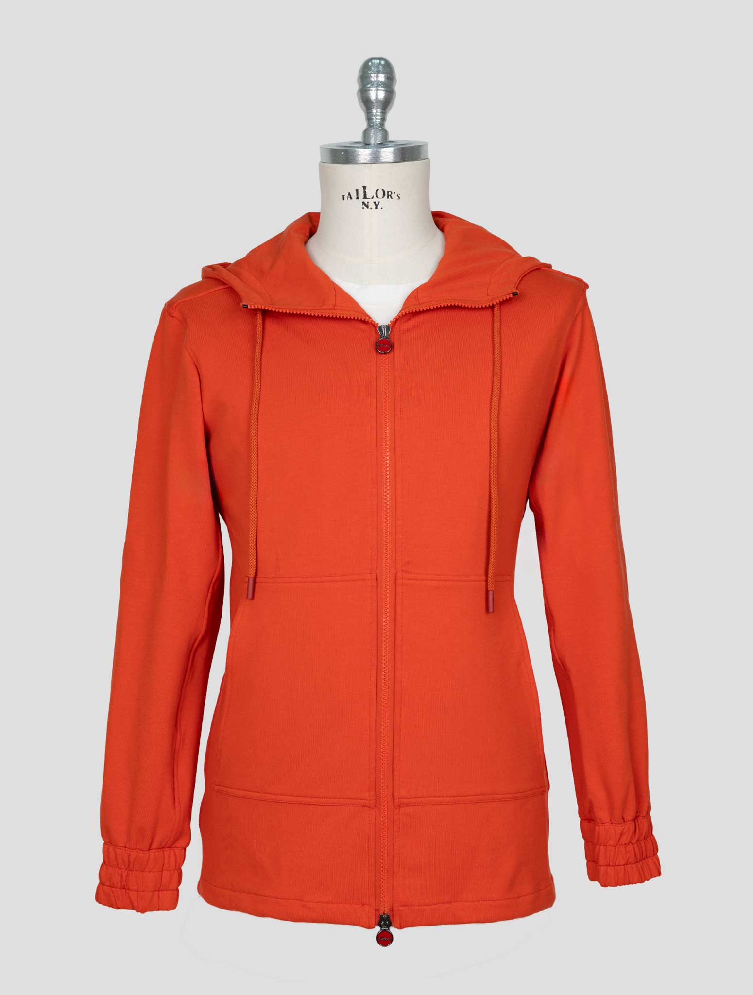 Kiton Orange Cotton Ea Shirt Umbi