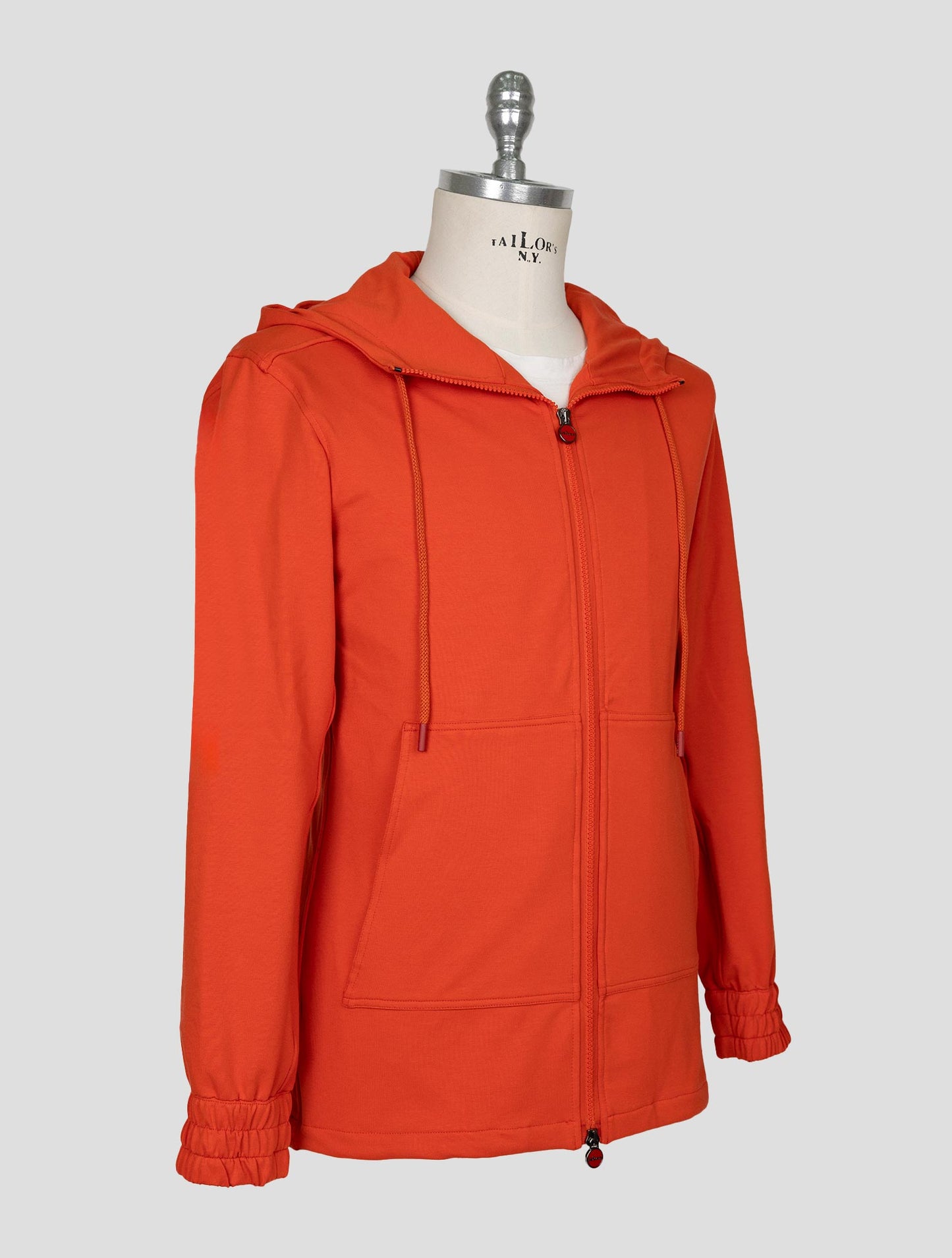 Kiton Orange Cotton Ea Shirt Umbi