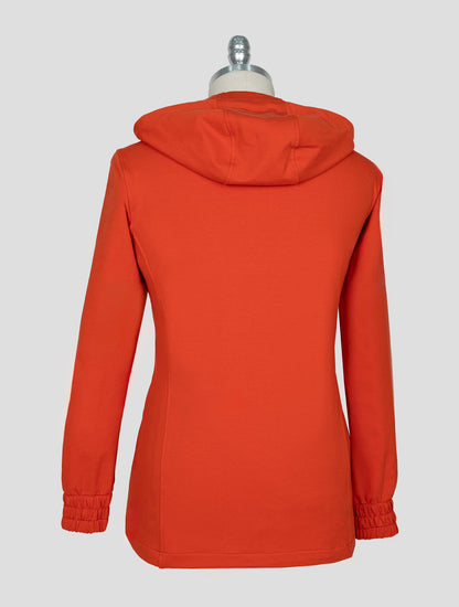 Kiton Orange Cotton Ea Shirt Umbi