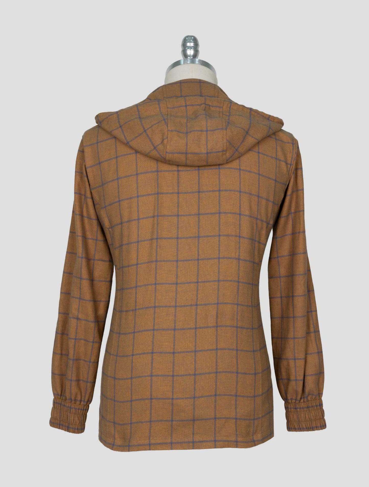 Kiton brown Blue Cotton Shirt Umbi