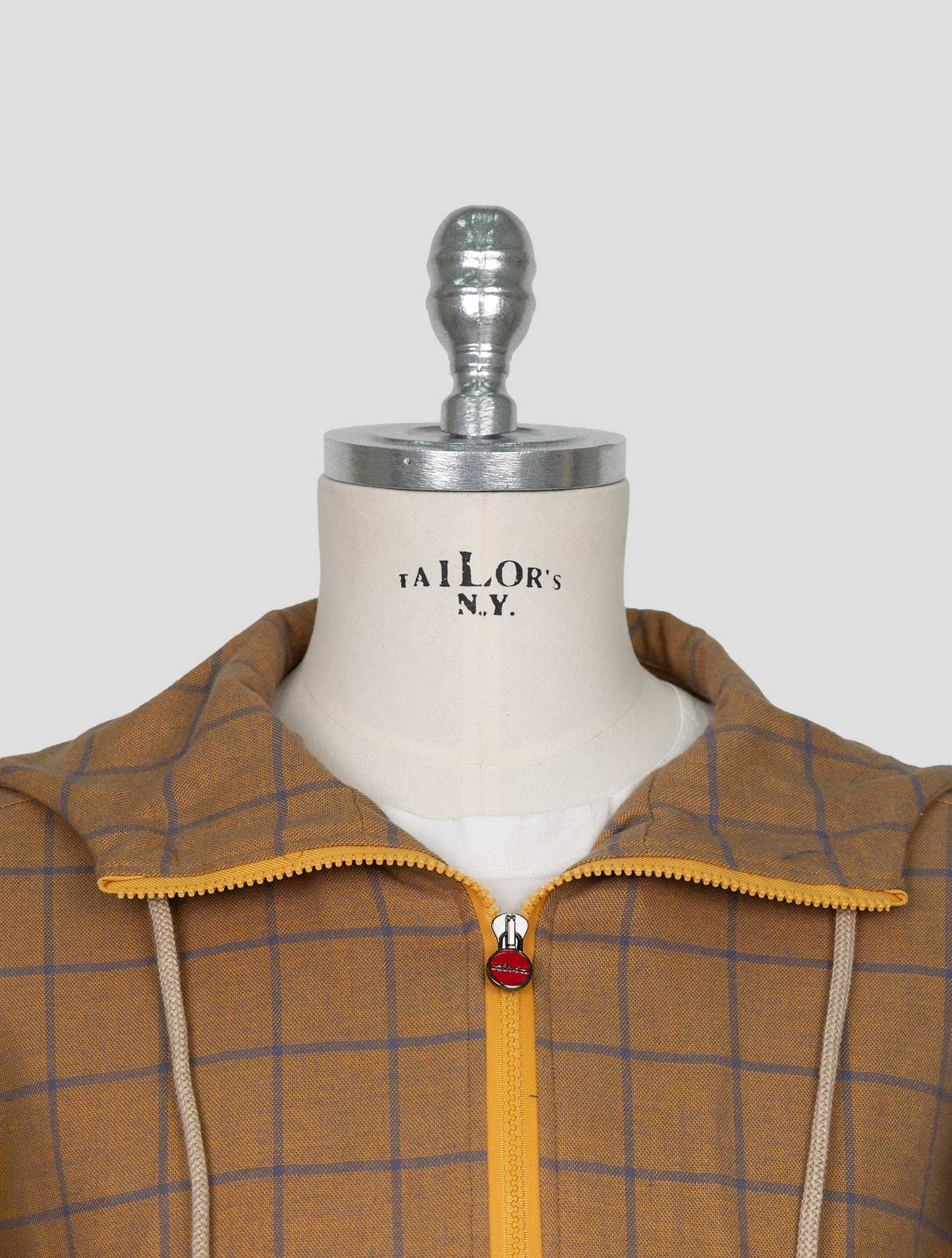 Kiton brown Blue Cotton Shirt Umbi