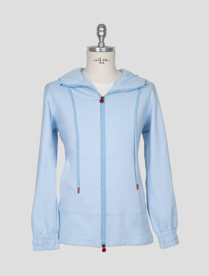 Kiton Light Blue Cotton Ea Shirt Umbi