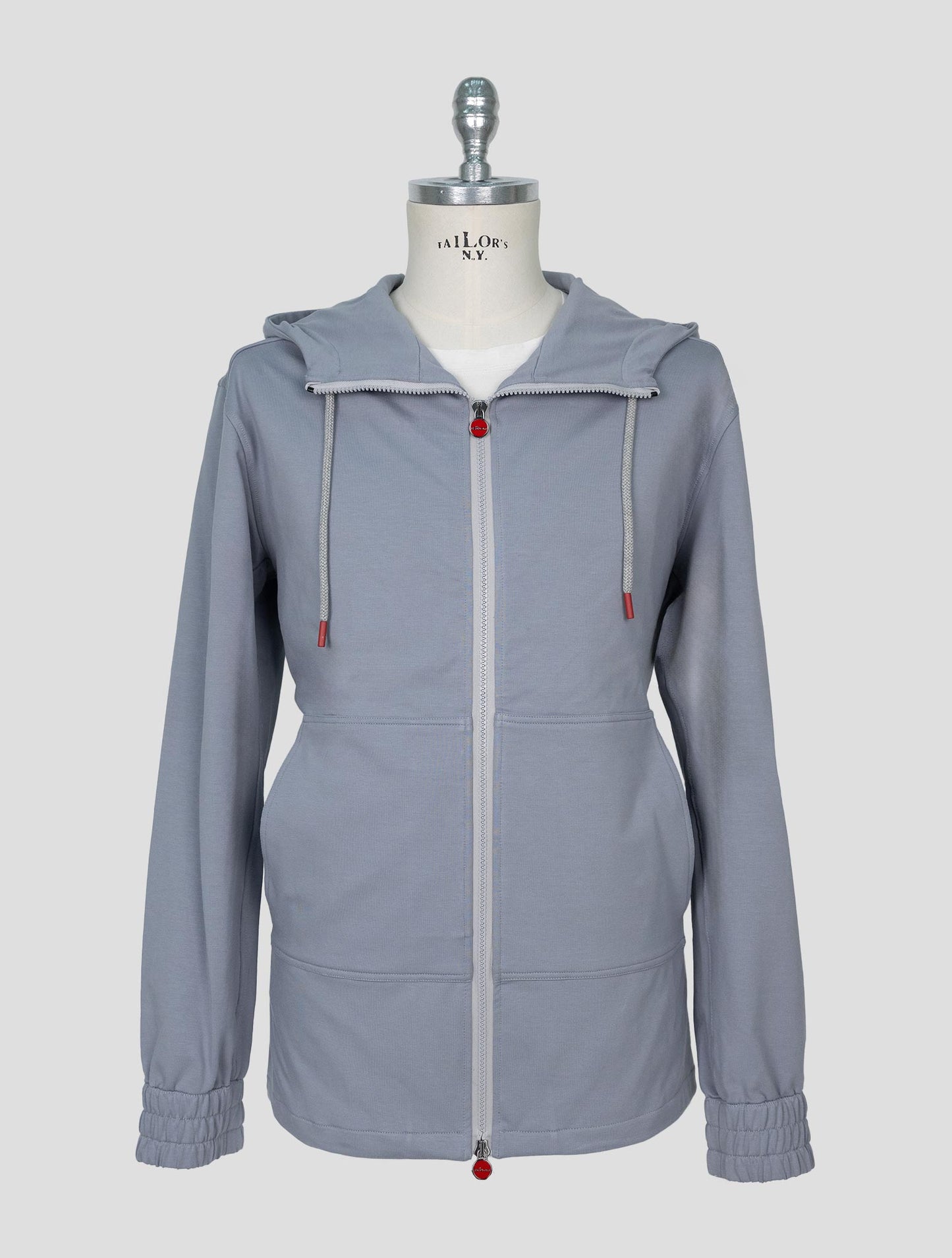 Kiton Light Blue Cotton Ea Shirt Umbi