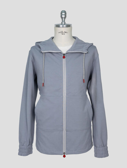 Kiton Light Blue Cotton Ea Shirt Umbi