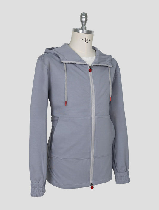Kiton Light Blue Cotton Ea Shirt Umbi