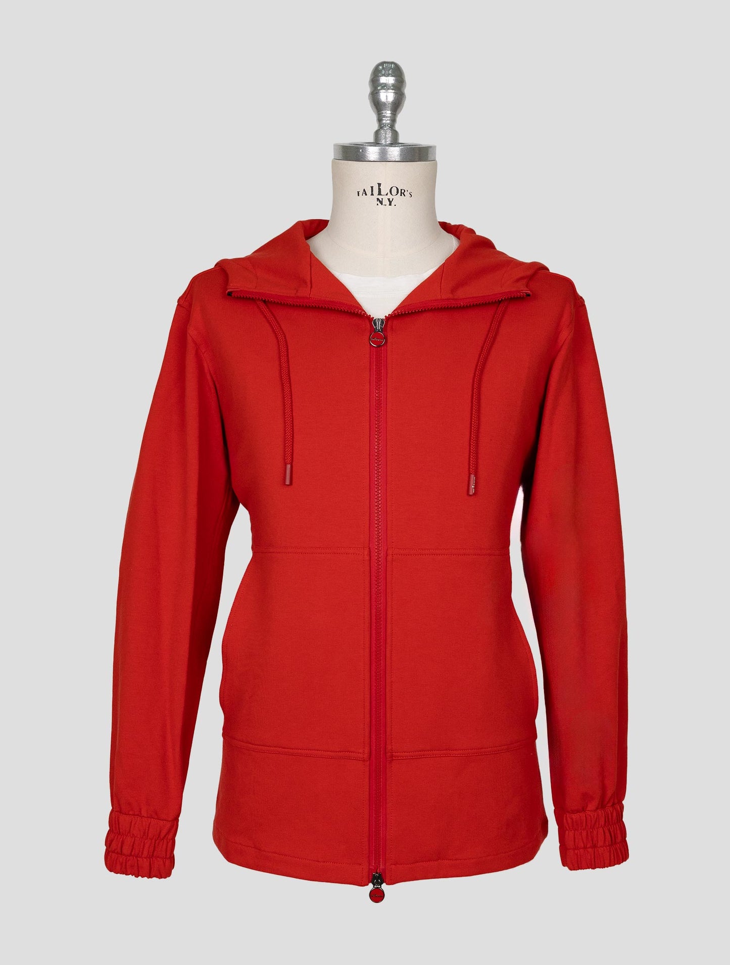 Kiton Red Cotton Ea Shirt Umbi
