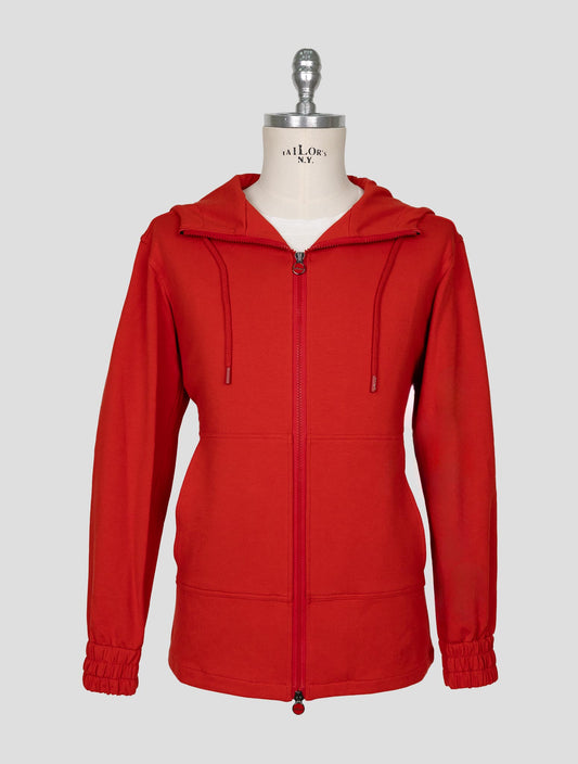 Kiton Red Cotton Ea Shirt Umbi