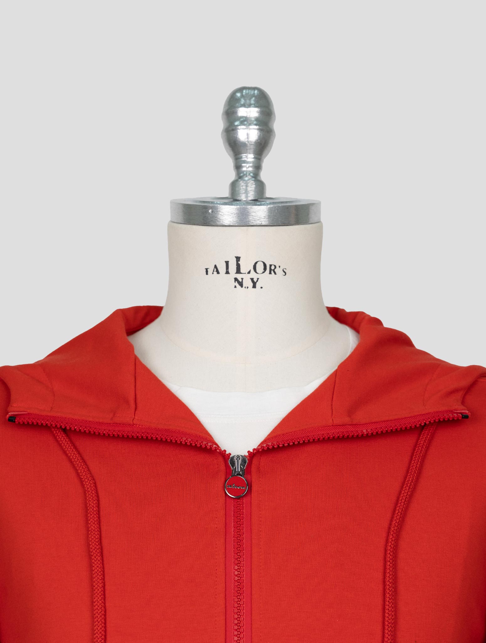 Kiton Red Cotton Ea Shirt Umbi