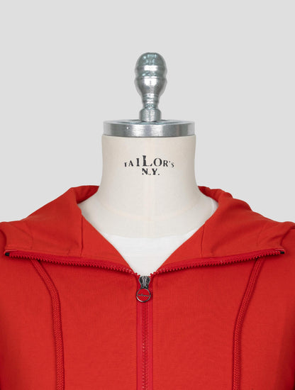 Kiton Red Cotton Ea Shirt Umbi