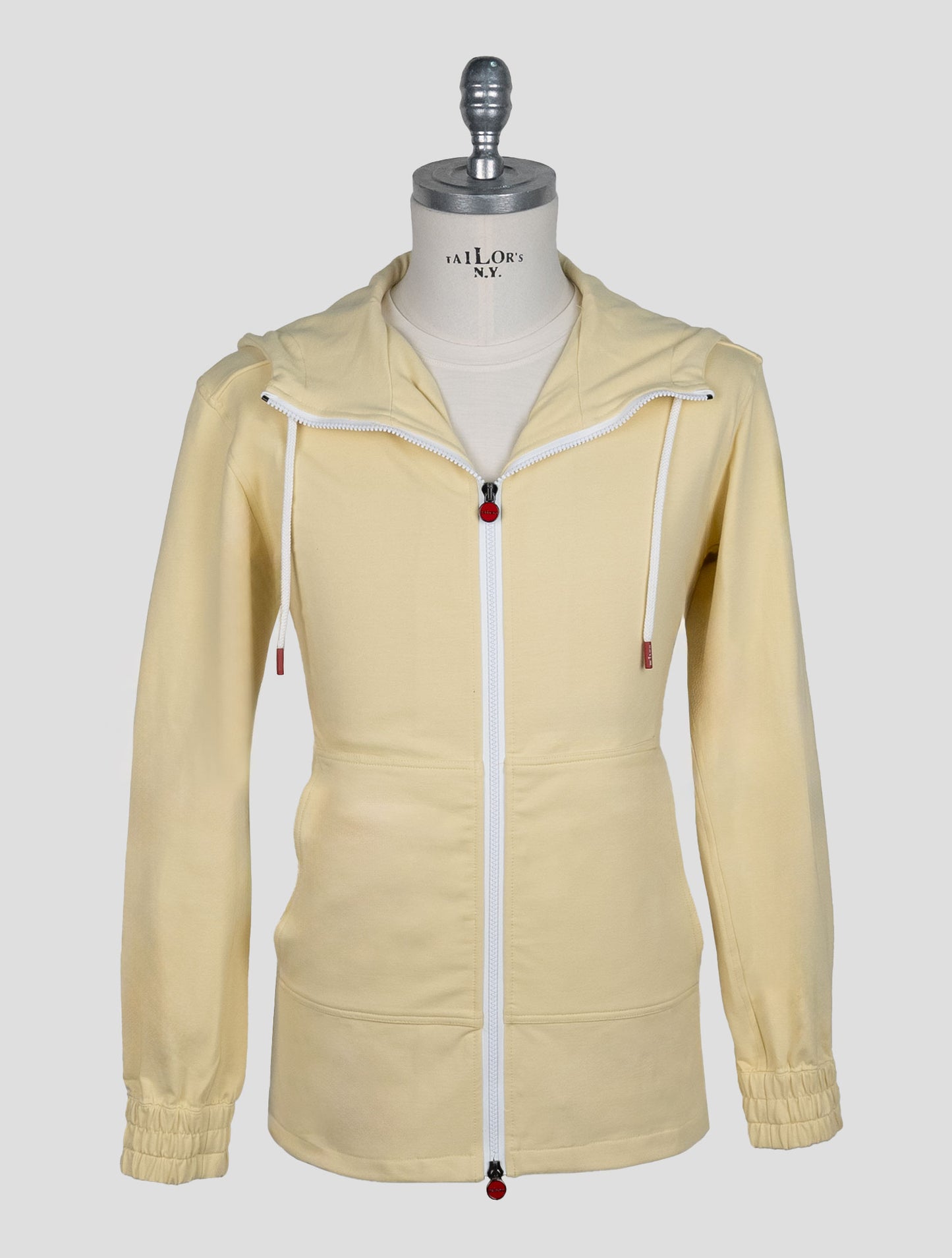 Kiton Yellow Cotton Ea Shirt Umbi