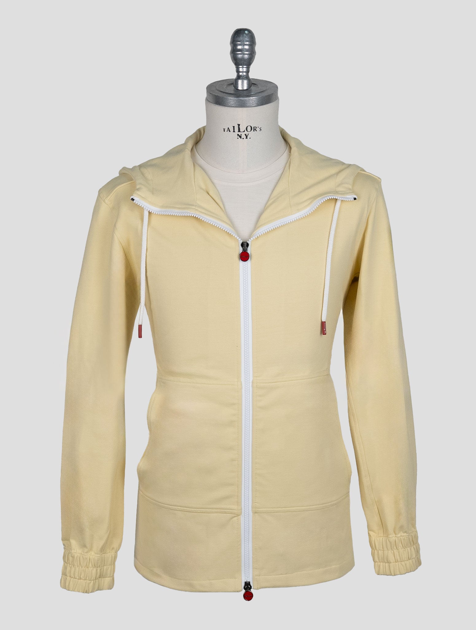 Kiton Yellow Cotton Ea Shirt Umbi