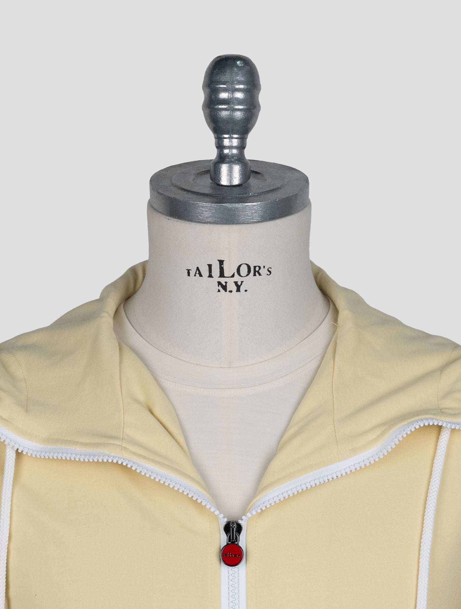 Kiton Yellow Cotton Ea Shirt Umbi