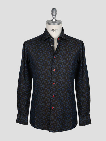 Kiton Brown Cotton Shirt