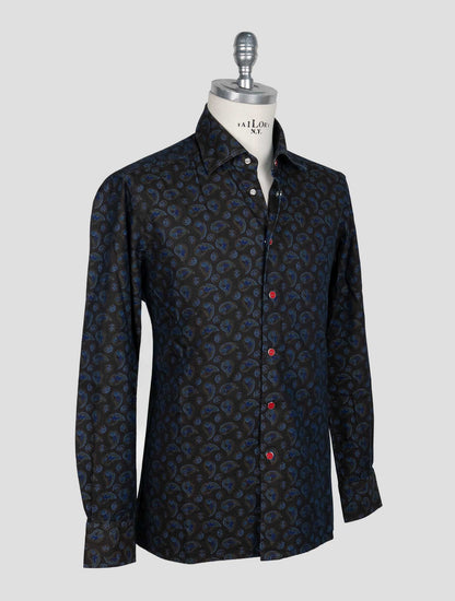Kiton Brown Cotton Shirt