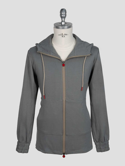 Kiton Gray Cotton Ea Shirt Umbi