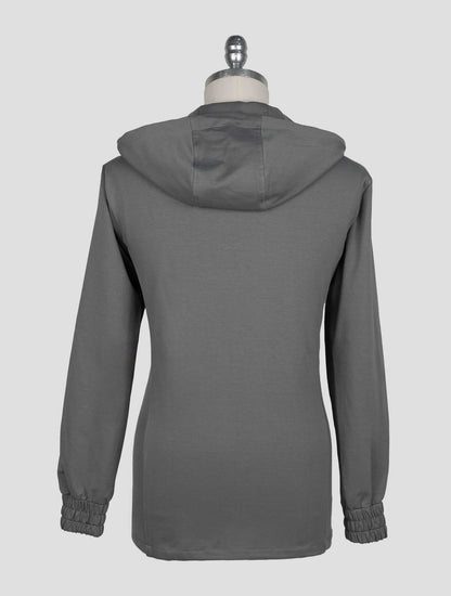 Kiton Gray Cotton Ea Shirt Umbi